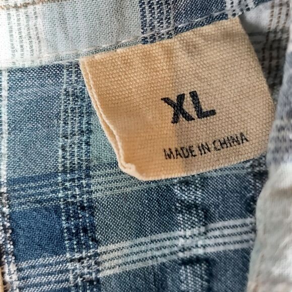 ed Head Brand Co Shirt XL — Short‑Sleeve Cotton Plaid Outdoor Button‑Up - Picture 5 of 13